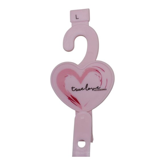 True Love Accessories Black Belt Brass Accents With Heart Buckle Large 47" - Picture 6 of 11